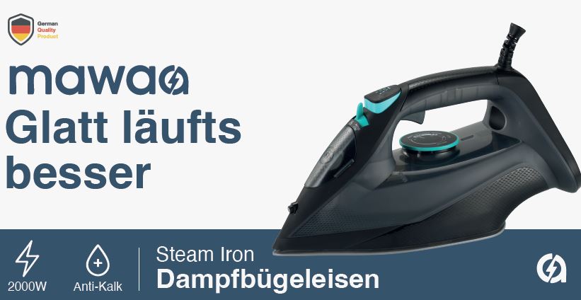 Dampfbügeleisen (MI2-2430-BK)